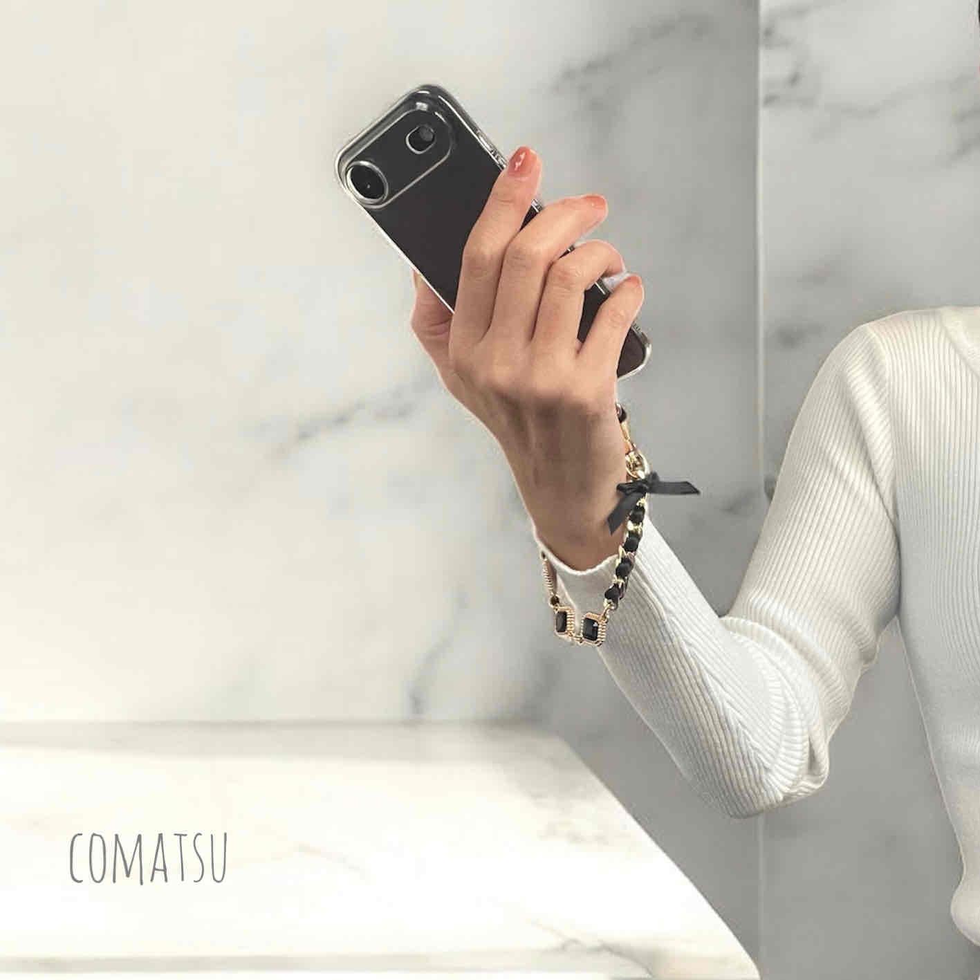 キラキラcharmmyりぼん ハンドストラップ 落下防止スマホストラップ 手首 リストストラップ | 10枚目